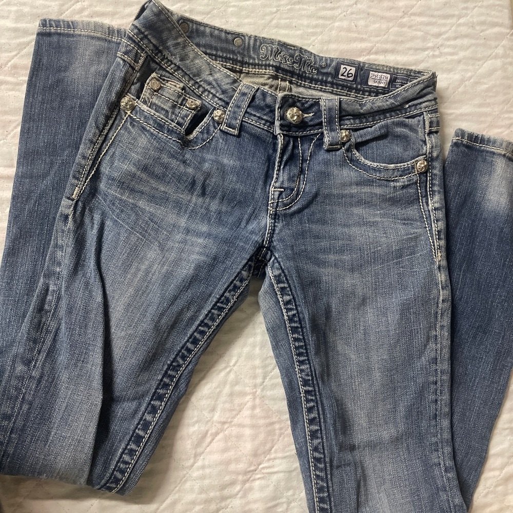 Miss Me Light Blue Skinny Jeans